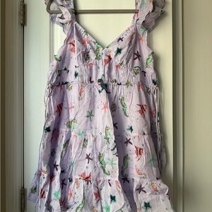 NWOT Hill House Lucia Dress in Sea Creatures size L